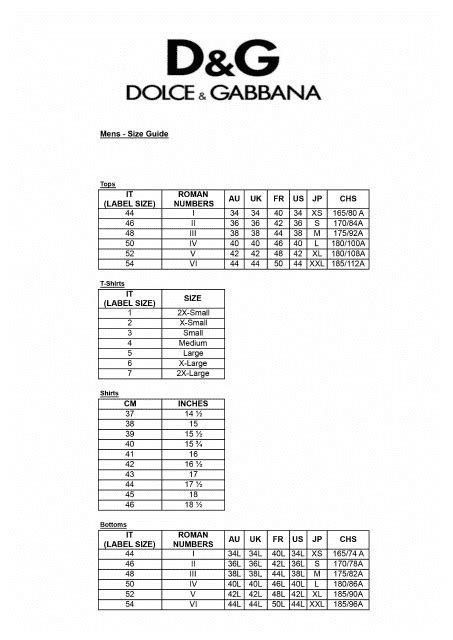 dolce gabbana t shirt mens 2018|dolce gabbana shirt size chart.